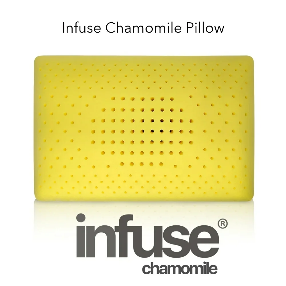 Memory Foam Pillow INFUSE Chamomile Infused
